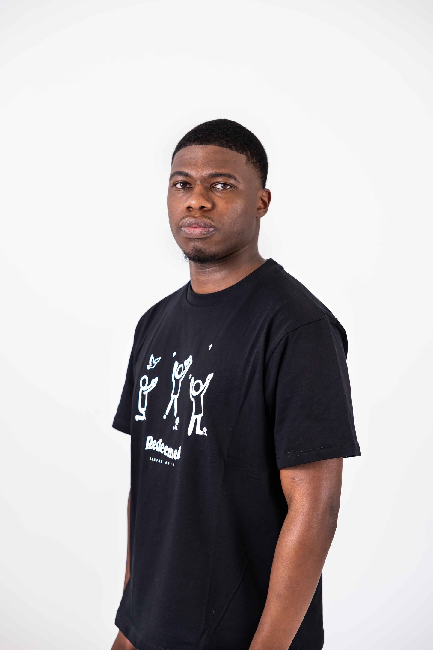 REDEEMED TEE BLACK