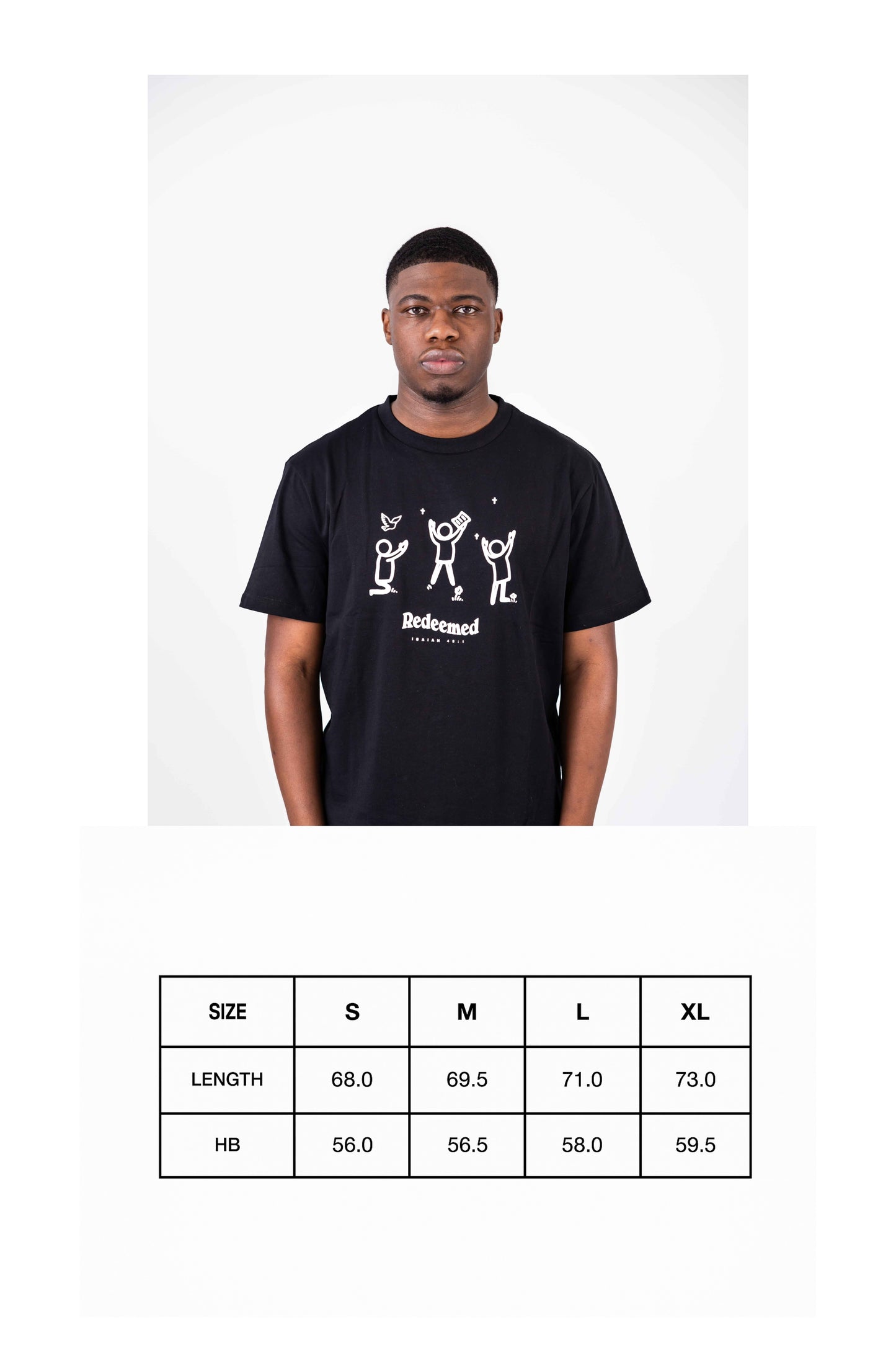 REDEEMED TEE BLACK