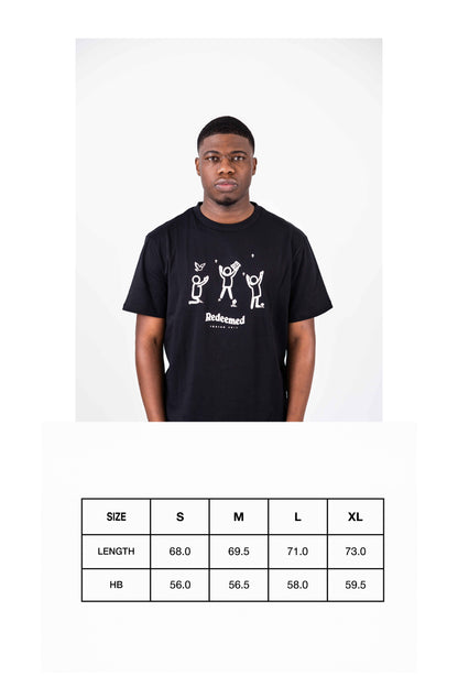 REDEEMED TEE BLACK